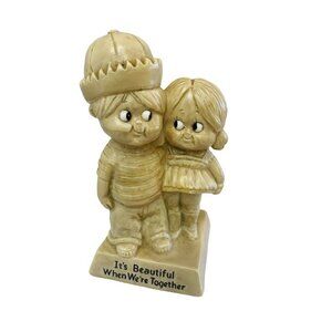 Vintage Figurine Russ and Wallace Berrie It's Beautiful When We're Together 5 3/